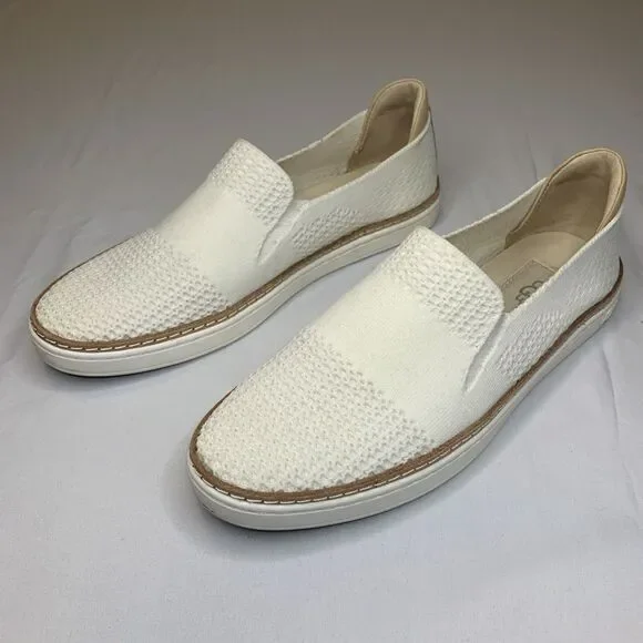 Ugg Sammy Slip On Sneaker White Casual Shoe - Women's 7 - Picture 3 of 8